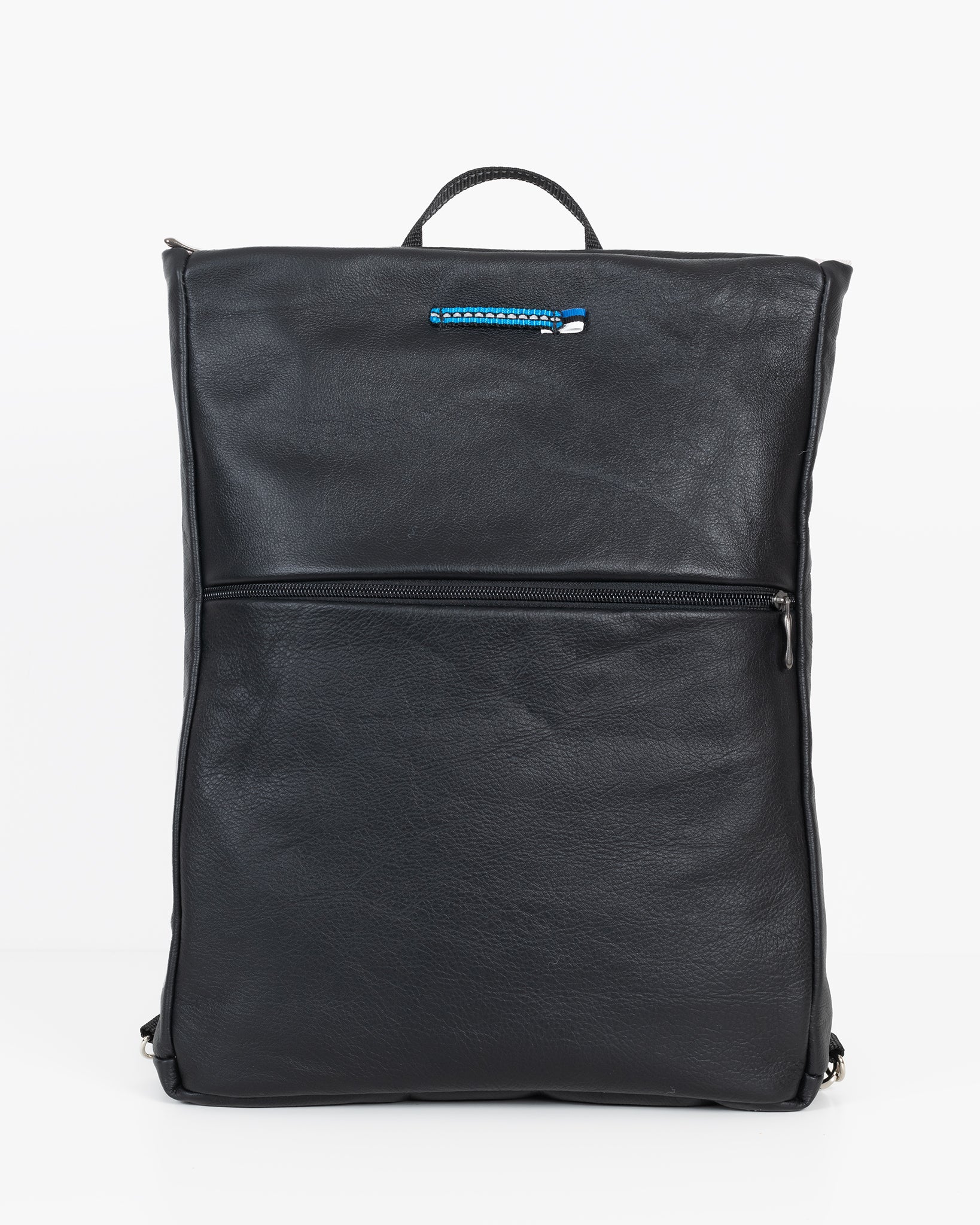 Barbara - nahast seljakott, must