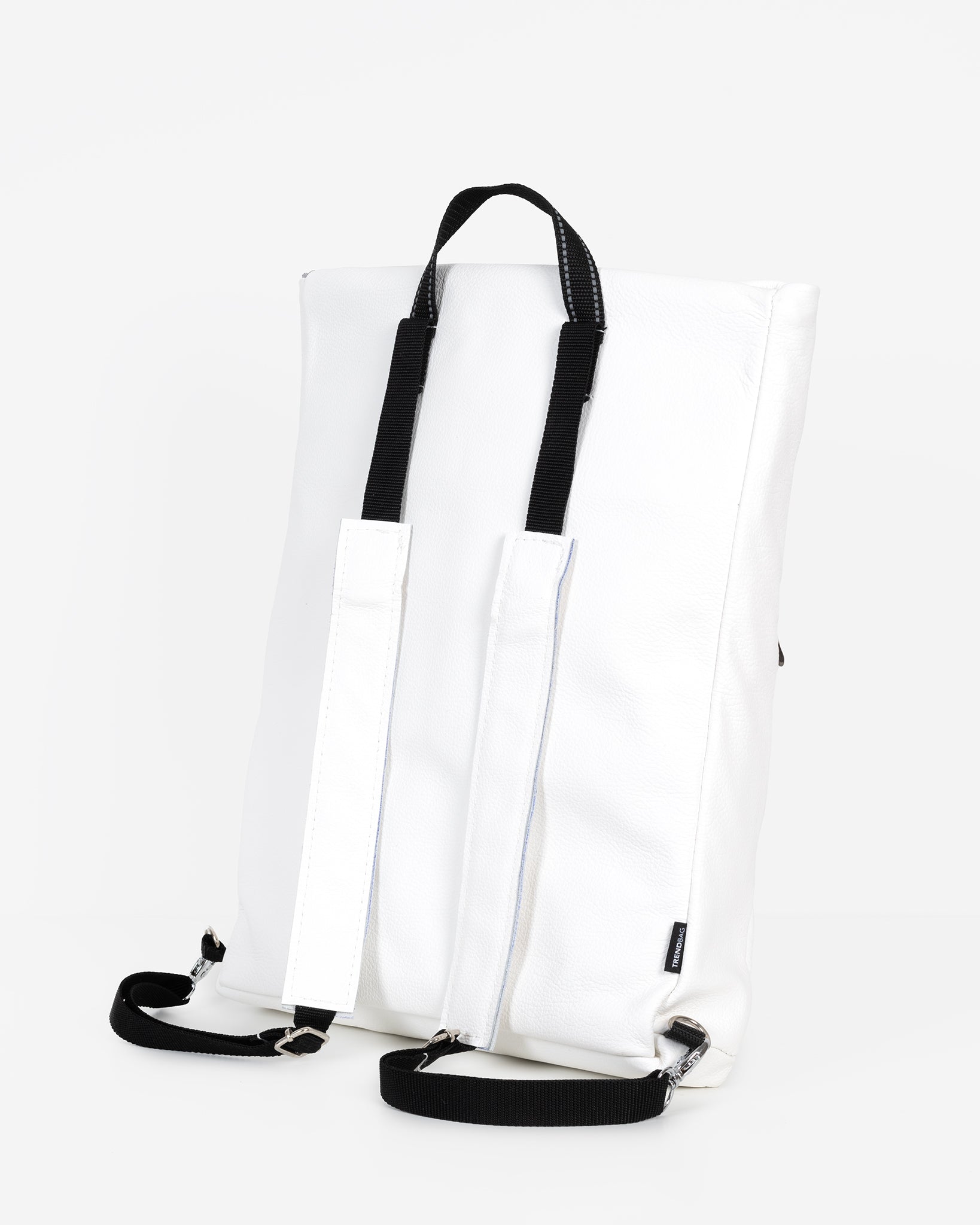 Barbara - nahast seljakott, valge